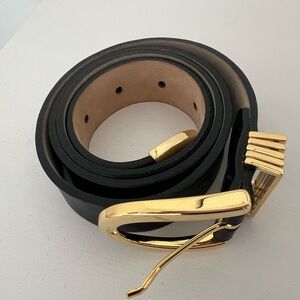 Women’s Streets Ahead Black and Gold Belt